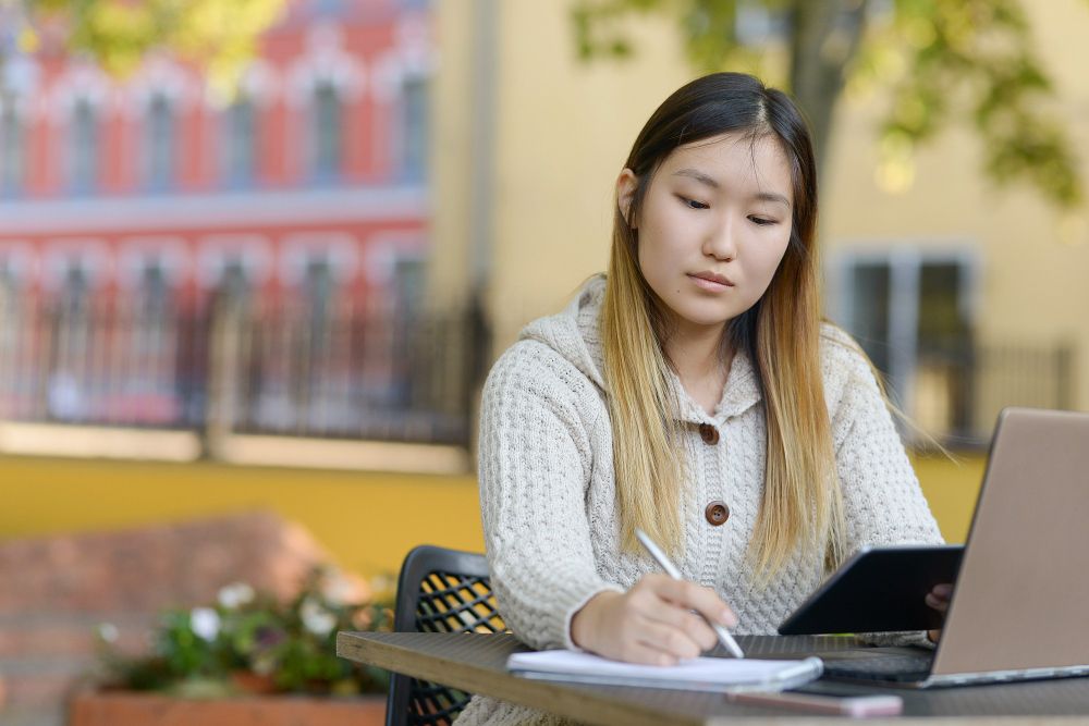 Study in South Korea from Nepal Concept.